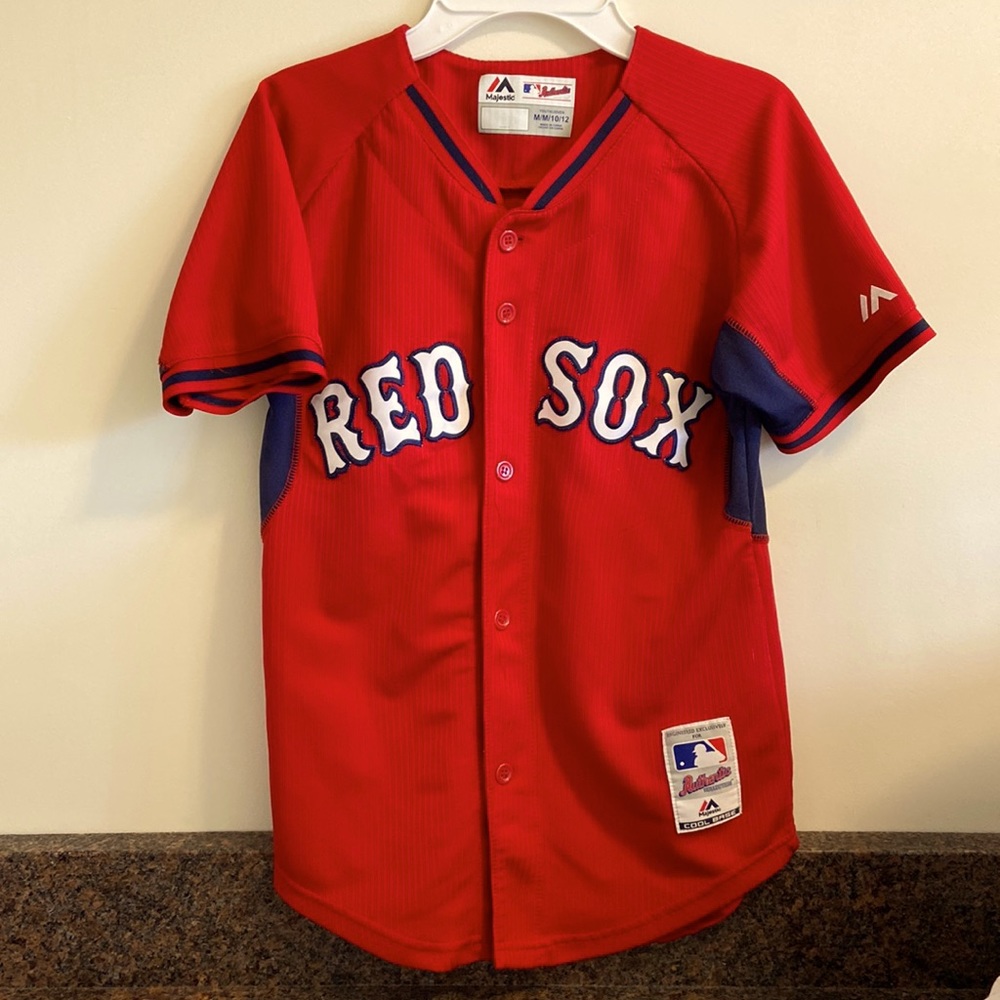 Authentic MLB Red Sox Player Jersey Pedroia 15